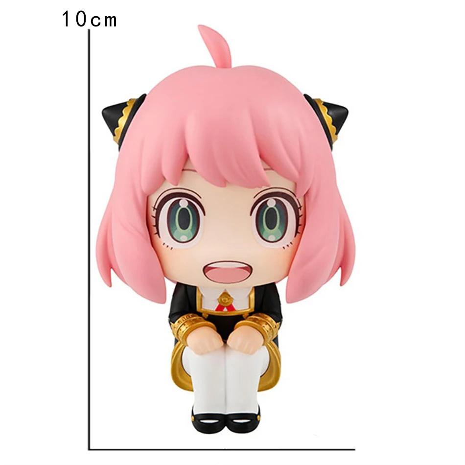 Anime Peripheral Spy Family Statue Anya Cosplay Figure 2d Double-Ended Interchangea Model Desktop Decoration Birthday Gifts