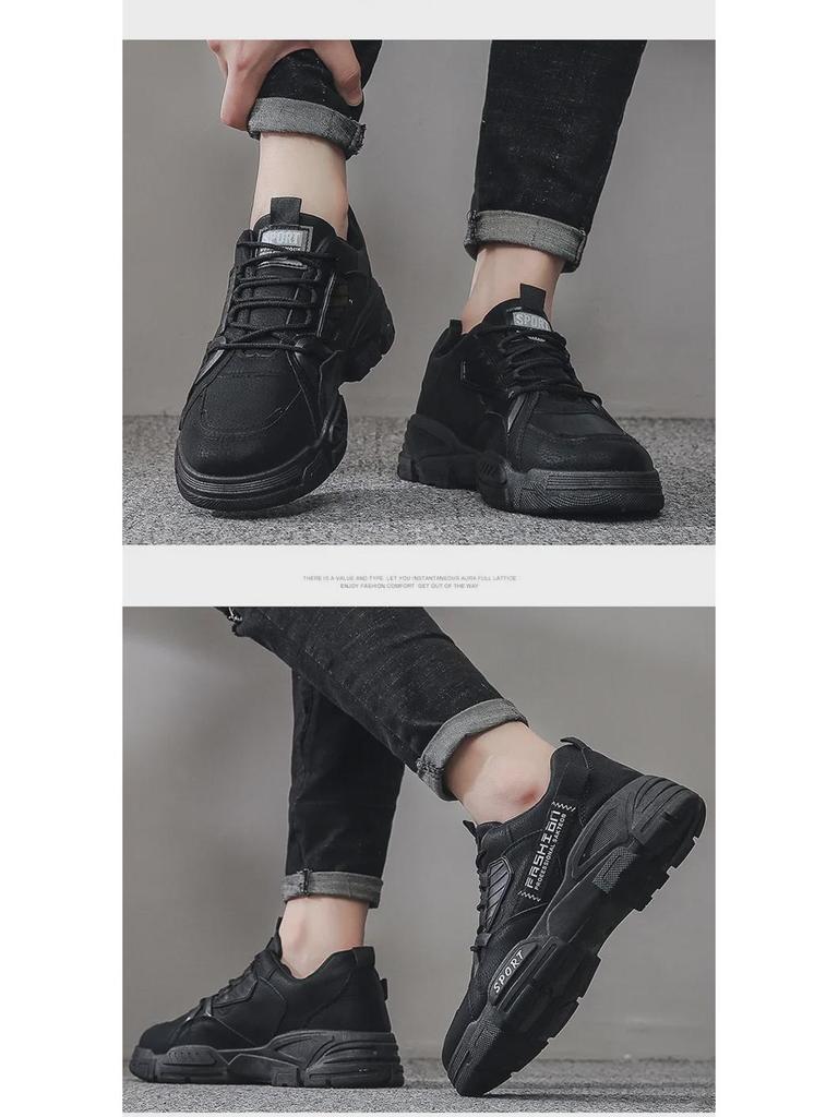 Мужская водонепроницаемая дышащая осенняя рабочая обувь для строительства с толстой подошвой, модный дизайн