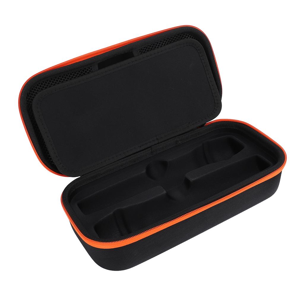 Wireless Microphone Case EVA Shell Zip Closure Portable Mic Storage Box with Handle