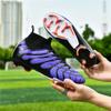 HOHO FAIR Soccer Shoes Large Size 35-45 Men's/Children's High-top Long-nailed Outdoor Anti-slip Football Boots