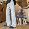 JEEP SPIRIT Men's Loose Fit Straight Leg Denim Jeans
