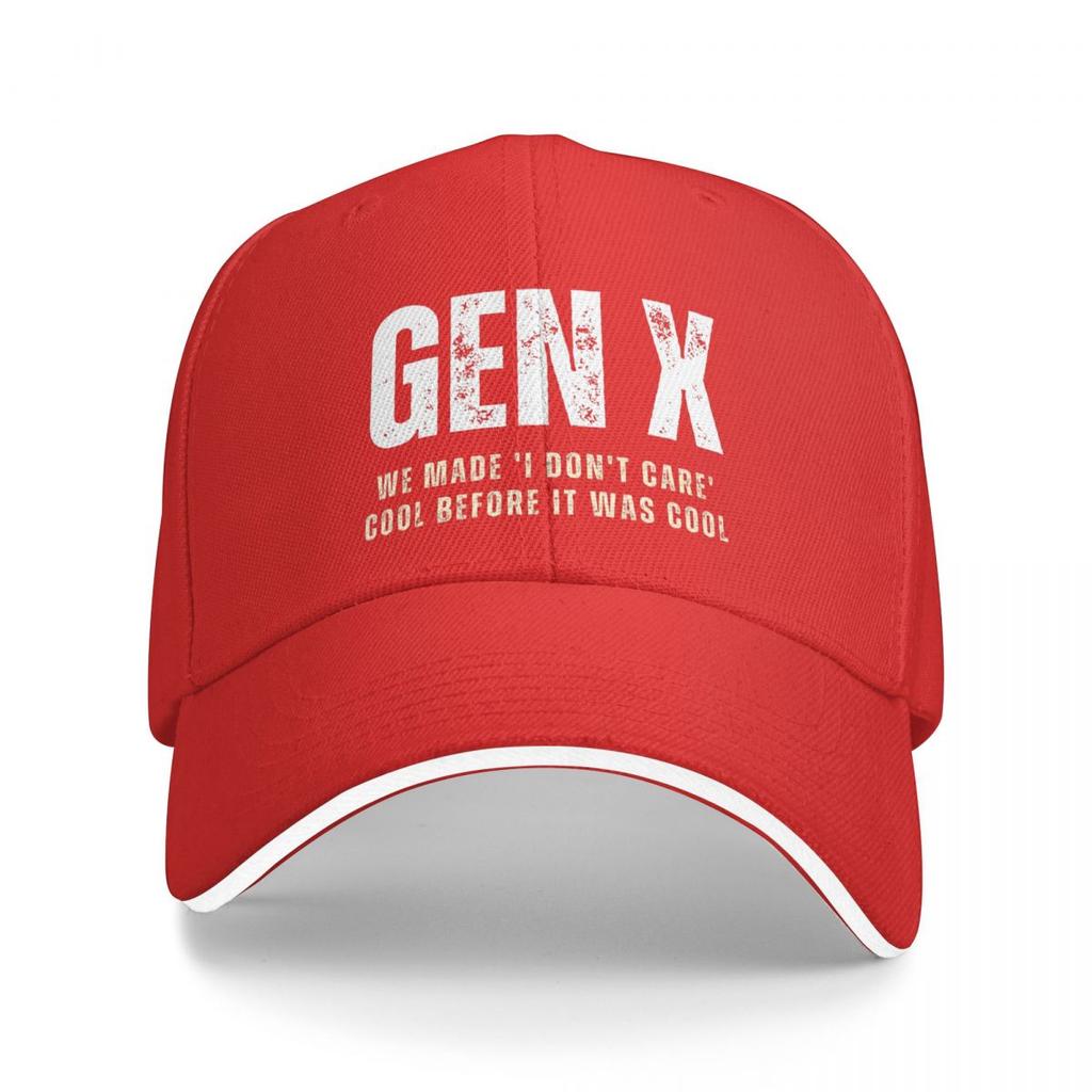 Baseball Caps Gen X Boomers We Don't Care Fun Casquette Female Male Outdoor Spring Hats
