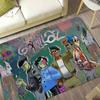 Группа G-Gorillaz Музыкальные Крутые Коврики для Комнаты Противоскользящие Впитывающие Воду Длинная Полоса Подушка Коврик для Спальни Бытовые Ковры