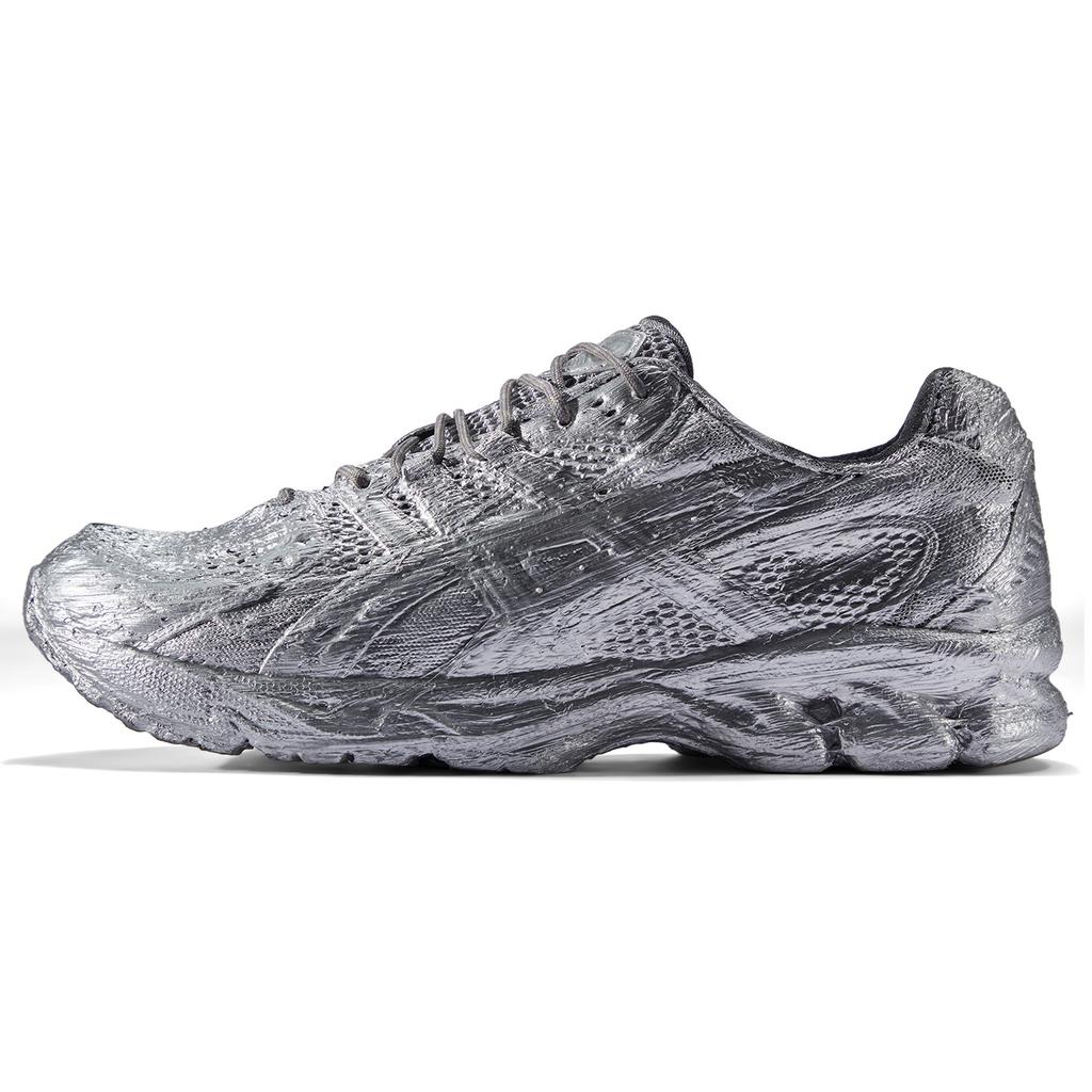 Asics Empty Behavior X  Gel-Nimbus 10.1 Retro Trend Y3K Slip-Resistant Durable Casual Running Shoes Unisex Sneaker Liquid-Silver 1203A543-500EB