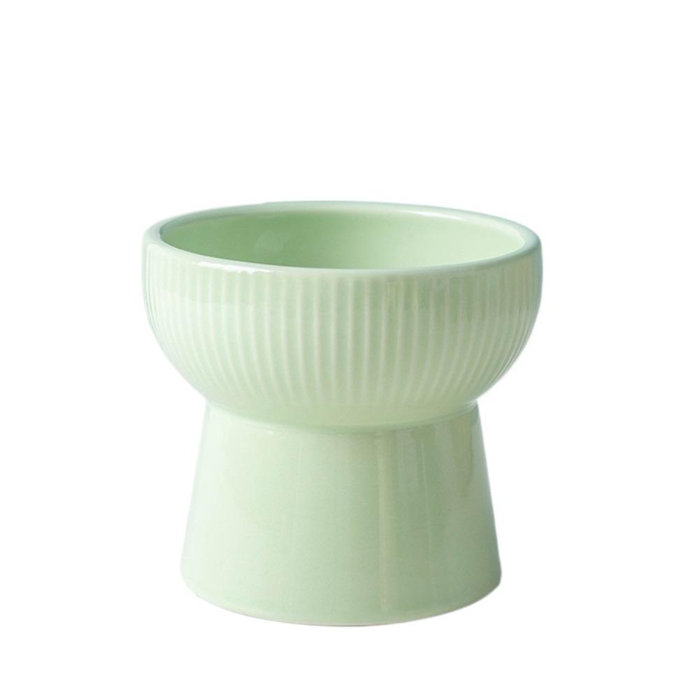 Творческая миска для домашних животных с высокой ножкой, керамическая поилка для домашних животных, кормушка для собак, защита шеи