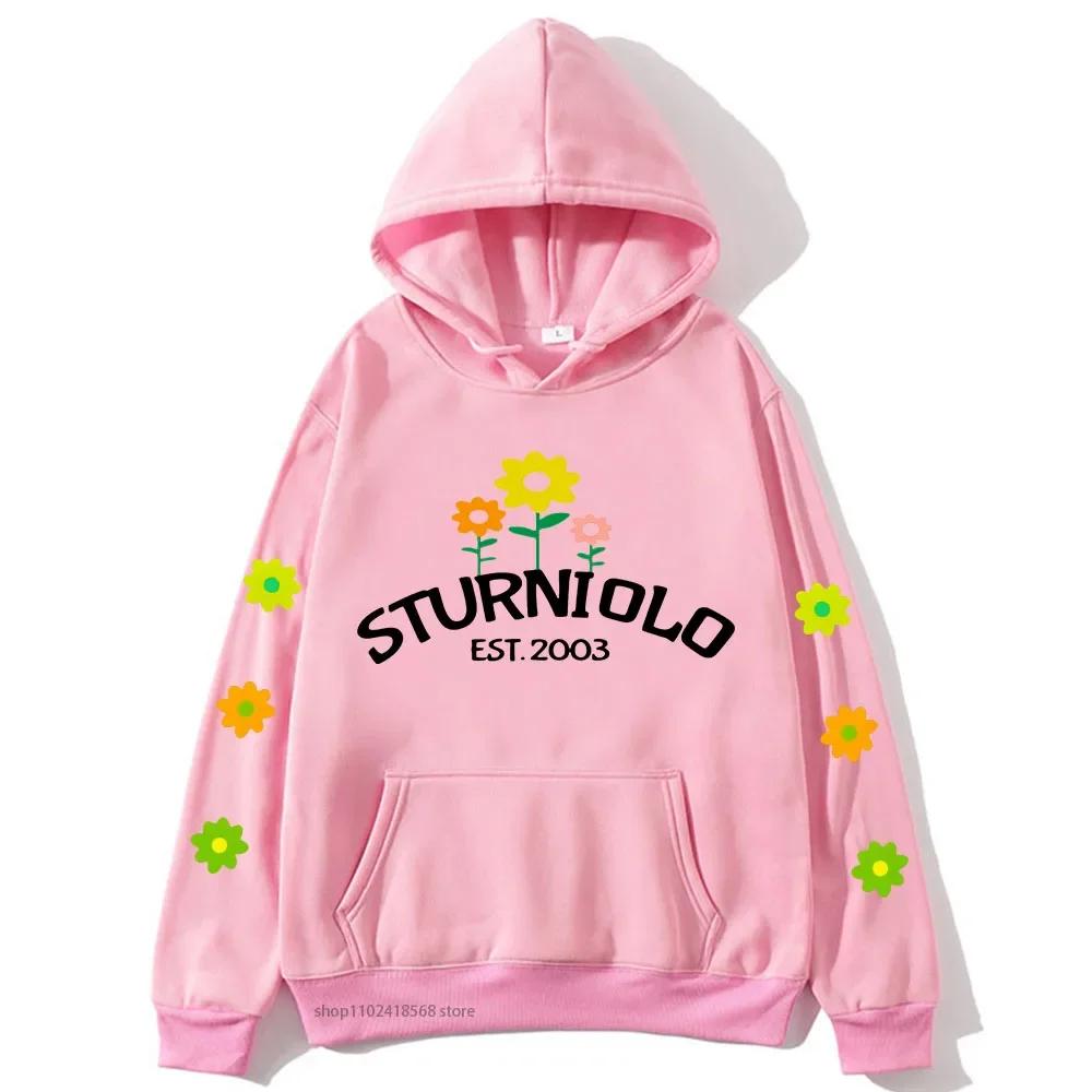 Merch Sturniolo Triplets Hoodie Men Punk Sweatshirt Y2k Let's Trip свитера Streetwear Длинные рукава Harajuku Casual