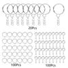 110/220Pcs Jewelry Making Jump Rings Key Ring Eye Pins Keychain Kits Key Chain Epoxy Resin