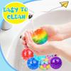 2/4Pcs Squishy Balls for Kids Adults Stress Relief Small Squeeze Fidget Balls Set Autism Hyperactivity Increase Entertainment