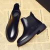Модные ботинки Мартин женские в британском стиле новые осенне-зимние бархатные с коротким голенищем универсальные на плоской подошве ботильоны Челси