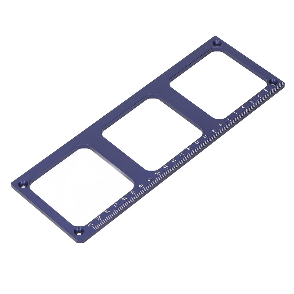 86 Шаблон для розетки выключателя 3 отверстия Алюминиевый сплав Точное открытие отверстия розетки выключателя