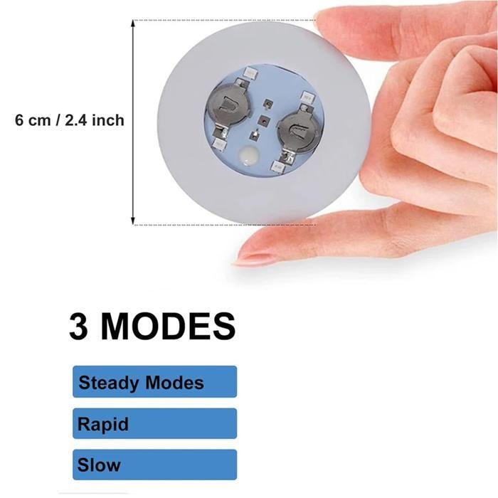 Dessous de Verre LED - SODIAL - Paquet de 30 - Lumière Blanche - 12h Autonomie - Facile à Utiliser