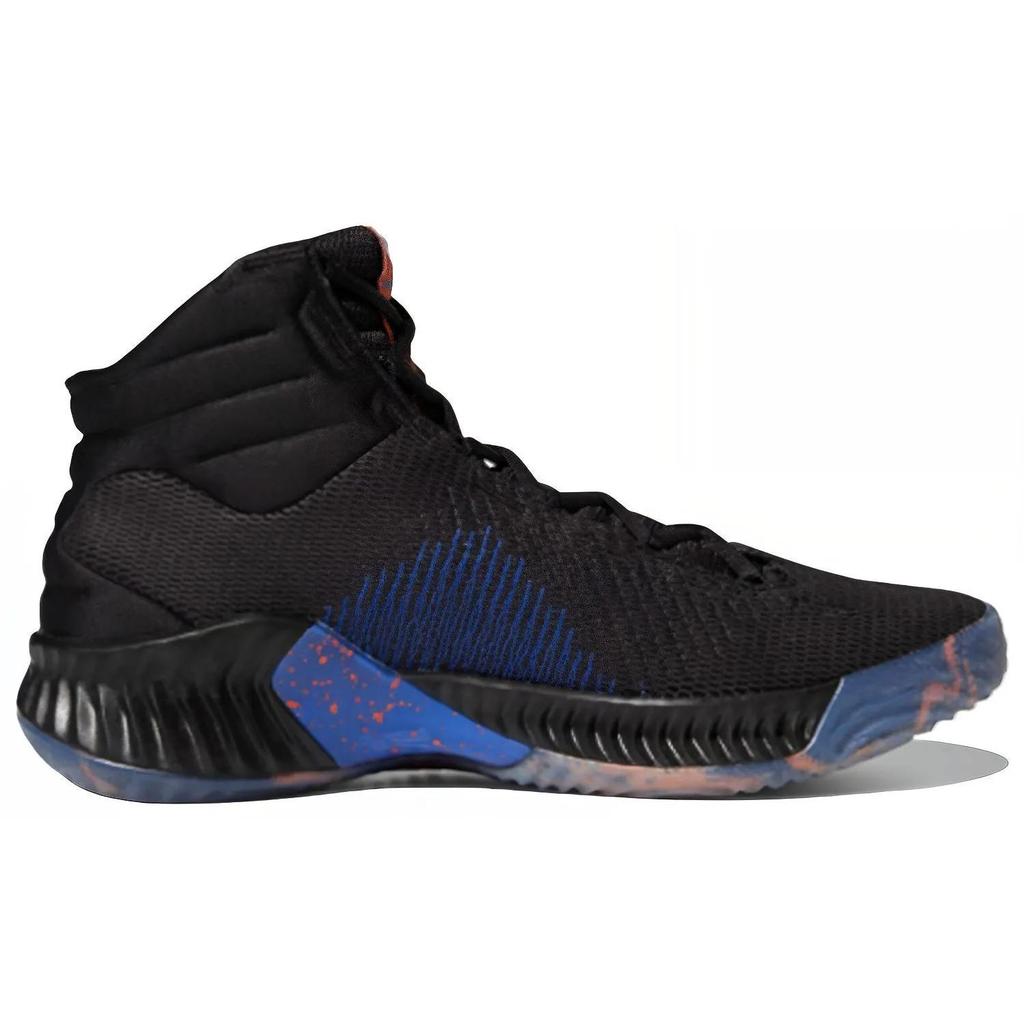 adidas Pro Bounce 2018 Sneakers Black Royal Blue Orange (Unisex) Basketball Shoes FW5744