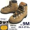 Винтажные кожаные трекинговые ботинки Vibram Depose Montagna Bloc коричневые размер 26.5 27.0(ИСПОЛЬЗОВАЛ)