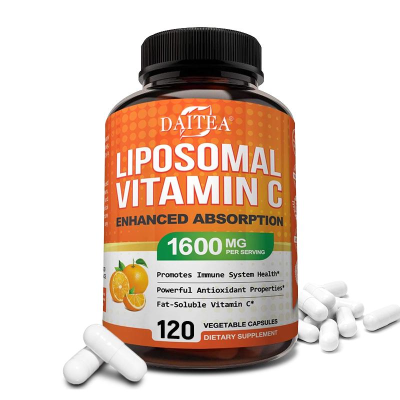 Liposomal Vitamin C Complex 1600 Mg Dietary Supplement, 120 Capsules Per Bottle