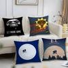Cute Alien Pillow Case Short Plush Print Cushion Cover Square Throw Pillow Covers Sofa Home Decor