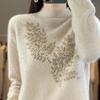 Sweater for Women Autumn Winter Lightweight Warm Knitted Stretchy Long Sleeve Tops
