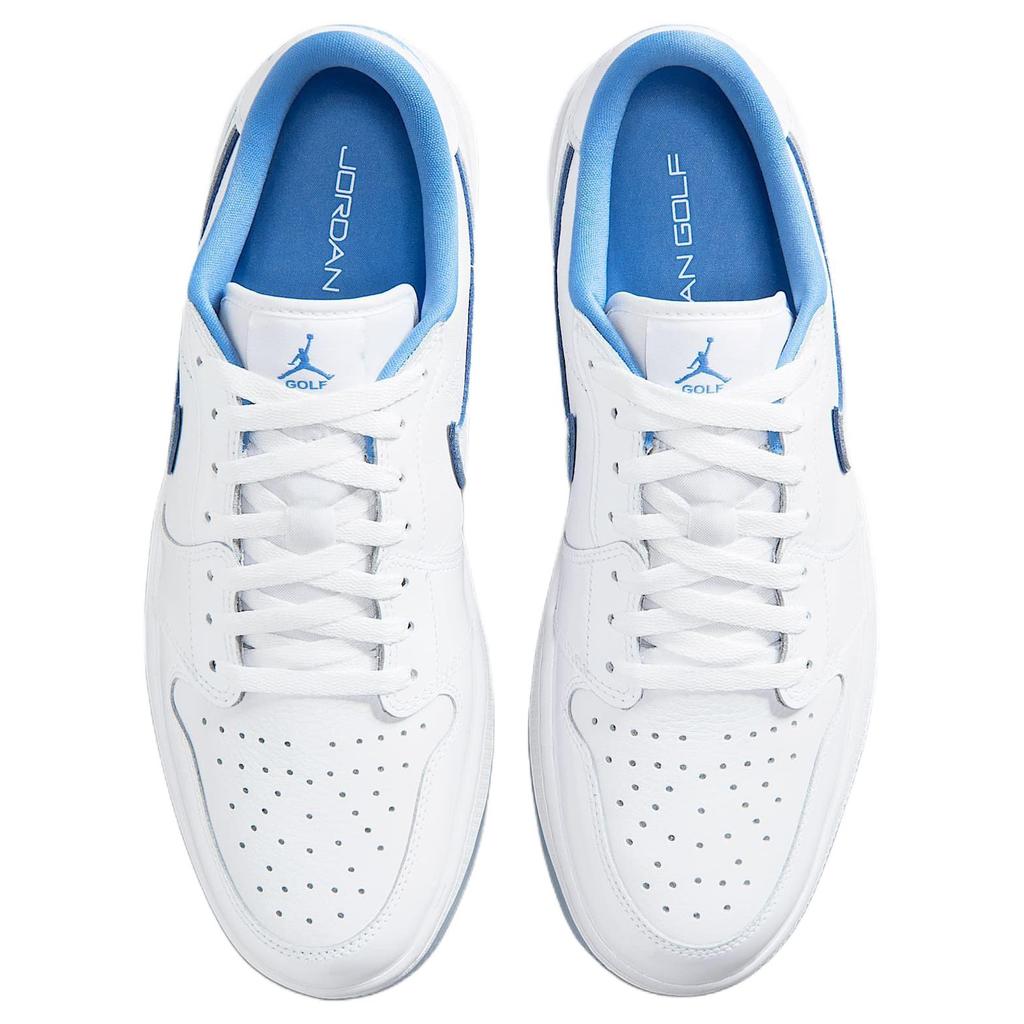 Кроссовки унисекс Air Jordan 1 Low Golf Белые Легендарный синий Легендарный-синий-голубой оттенок DD9315118