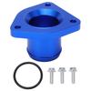 6061 T6 Aluminum Alloy Thermostat Housing Blue Car Accessories Replacement for Ford Powerstroke 7.3L 1999‑2003