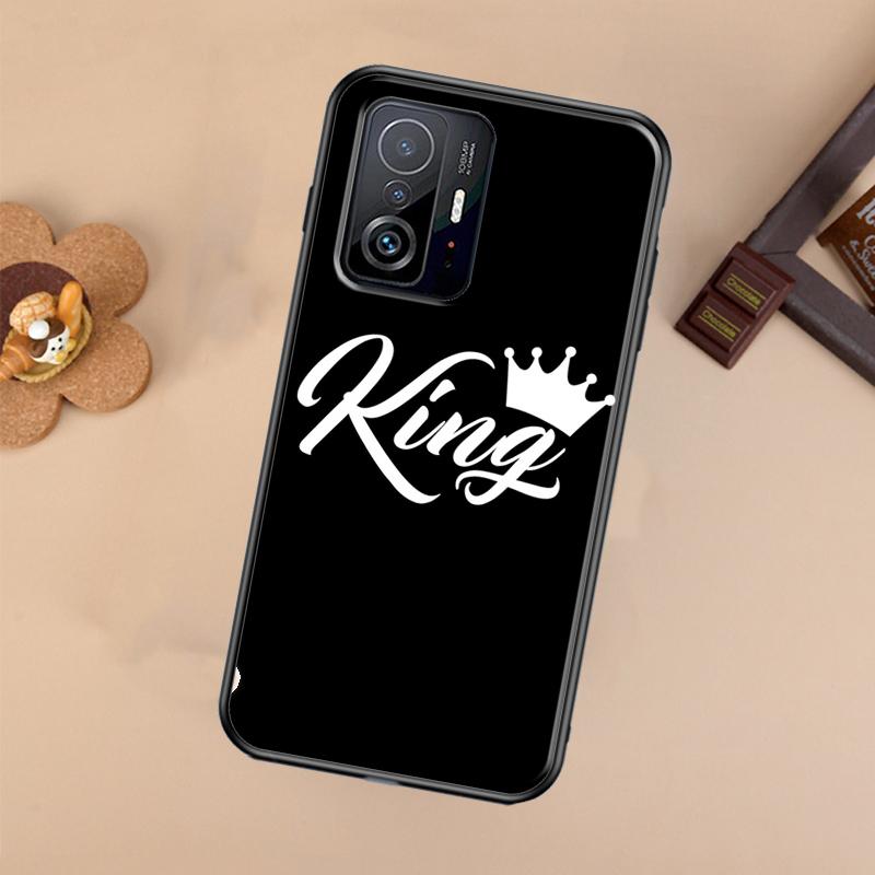 Чехол для пары Королева и Король Crown для Xiaomi 14T 11T 12T 13T Pro 13 14 Ultra POCO X7 Pro X3 X5 F3 F5 F6 M6 X6 Pro