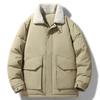 Winter New Fashion Brand All-in-one Padded Jacket Thick Warm White Duck Down Casual Coat