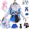 Game Honkai: Star Rail 7th March Cosplay Costume Uniform Outfit Halloween Party Clothes Women Dress