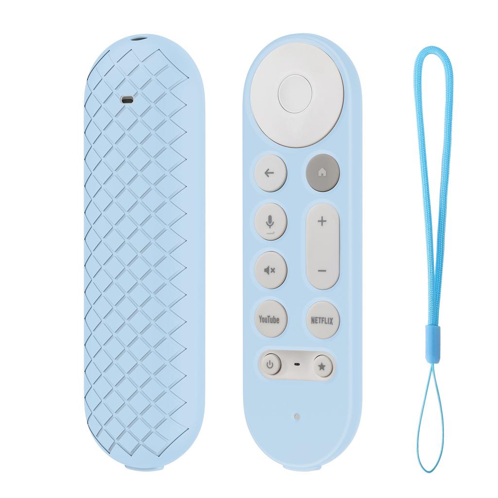 Silicone Remote Controller Cover Anti-scratch Remote Protective Case for Google TV Streamer 4K 2024 Voice Remote Control