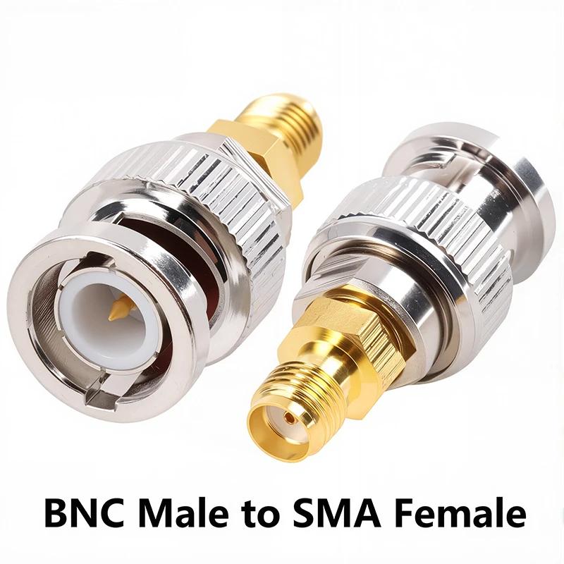 Copper Brass RF SMA to SMA N BNC UHF TNC, RP SMA to PL259 SO239 RF Coaxial Converter Straight Connector