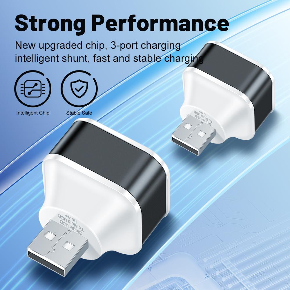 Расширитель USB Type-C на 3 порта 3 в 1 USB 2.0 Сплиттер USB Хаб Адаптер Многоцелевой Разъем Для iPhone 14 Samsung