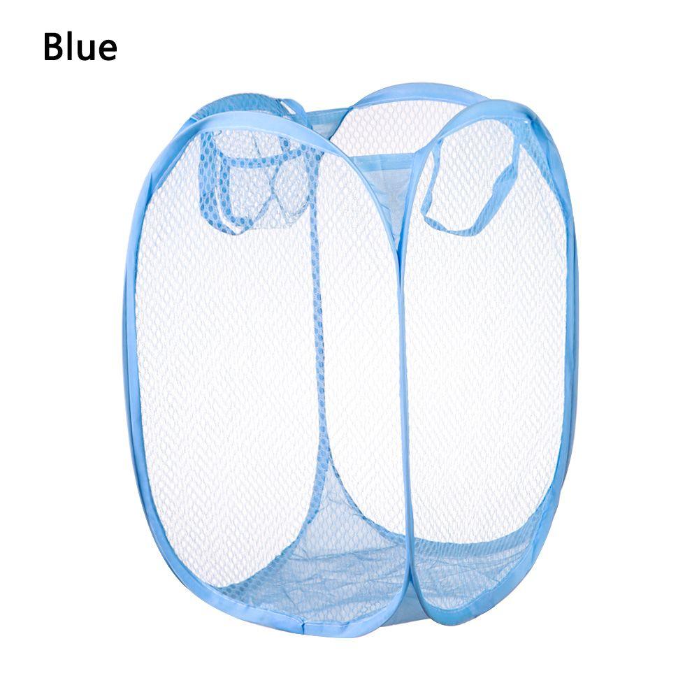 Hamper Mesh Storage Box Organize Kids Toys Sundries Laundry Bag Laundry Basket Dirty Sorting Basket