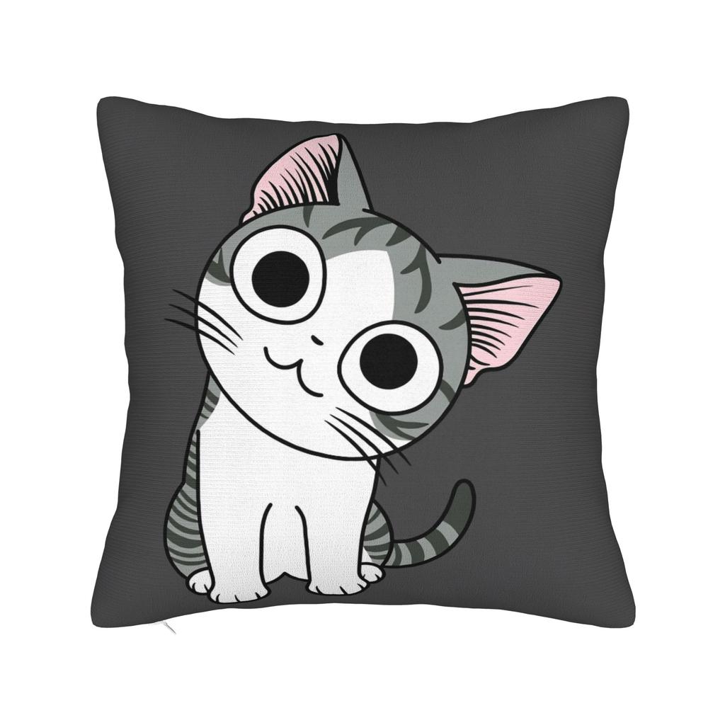 Pillow Cover CChis SSweet HHome Cat Novelty Pillow Case For Sofa Home Decor Pillowcases