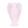 Pink Rose Quartz Angel Hand-Carved Hand-Carved Angel Statues Angel Figurine Decor  For Women