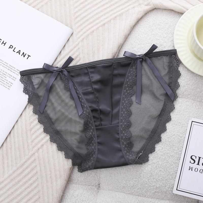 Женские трусики-брифы Sweet Lace Pure Desire Mesh Bow