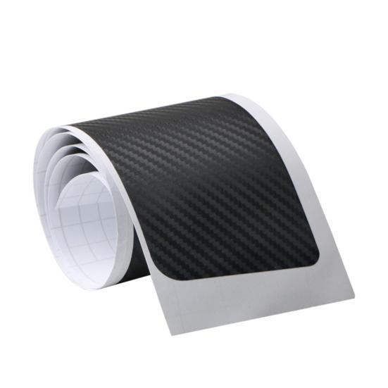 Наклейка на багажник автомобиля, защитная полоса из углеродного волокна, водонепроницаемая, простая установка, наклейка на багажник автомобиля для загрузки и разгрузки без царапин