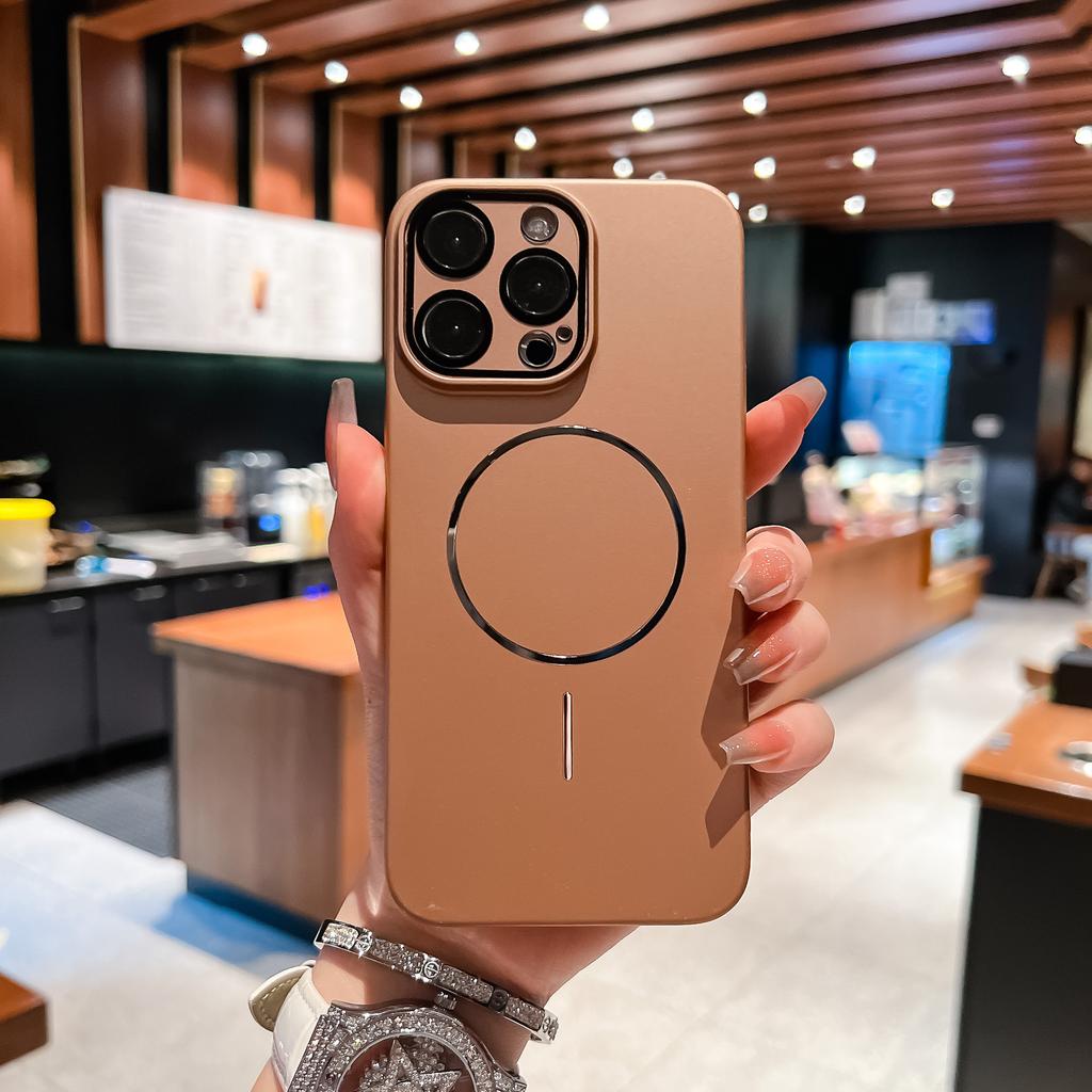 Дофаминовый Применимый Магнитный Чехол для Телефона iPhone 17 Apple 16 ProMax Поставляется с Защитной Пленкой для Объектива Противоударный Чехол