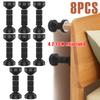 8Pcs Headboard Stopper 4.2-11CM Adjustable Bed Frame Anti-Shake Tool Self-adhesive Telescopic Support Hardware Fasteners Set