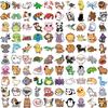 50pcs Cute Childrens Book Paintings Animals Stickers Aesthetic Decal Luggage Skateboard Cute Graffiti Girl Boy Sticker Toys