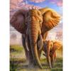 DIY Elephant 5D Diamond Painting Full Round Drill Animal Diamond Embroidery Cross Stitch Kits Wall Art Home Decor