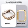 Ударопрочный золотой ПК-чехол Защитная крышка для Apple Watch Серии 11 10 9 8 7 6 5 4 3 2 1 Ultra 49 45 мм 41 46 42 мм Без стекла на экран