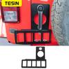TESIN Car License Plate Holder for Jeep Wrangler JK 2007-2017 Tailgate Handle License Plate Mount Bracket Exterior