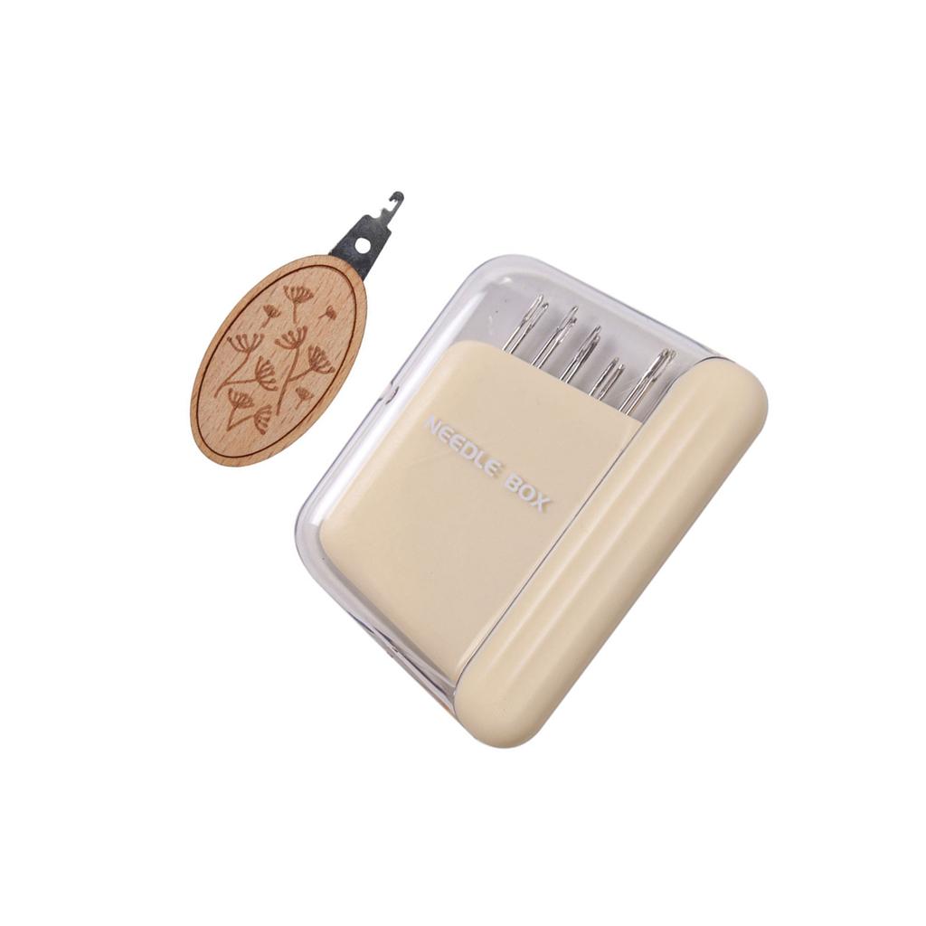 Набор из 10 швейных игл для ручного шитья с магнитной коробкой, металлическая вышивальная игла с нитевдевателем для шитья, квилтинга и вышивания