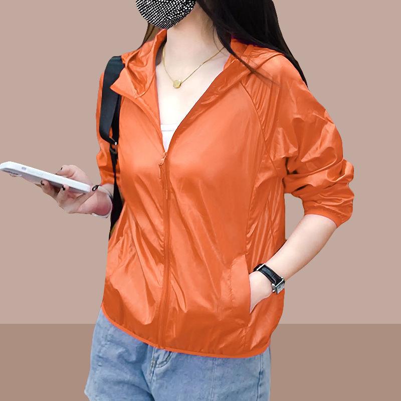 Breathable Hooded Sun Protection Clothing for Women In Summer - Loose Fit and Slimming Sunscreen Shirt Fashionable Short Jacket