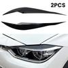 Car Trim Trim Headlight Eyebrow Left Right Vehicle Decor Exterior Trim Car Accessories Replacement Vehicle 2pcs ABS Plastic