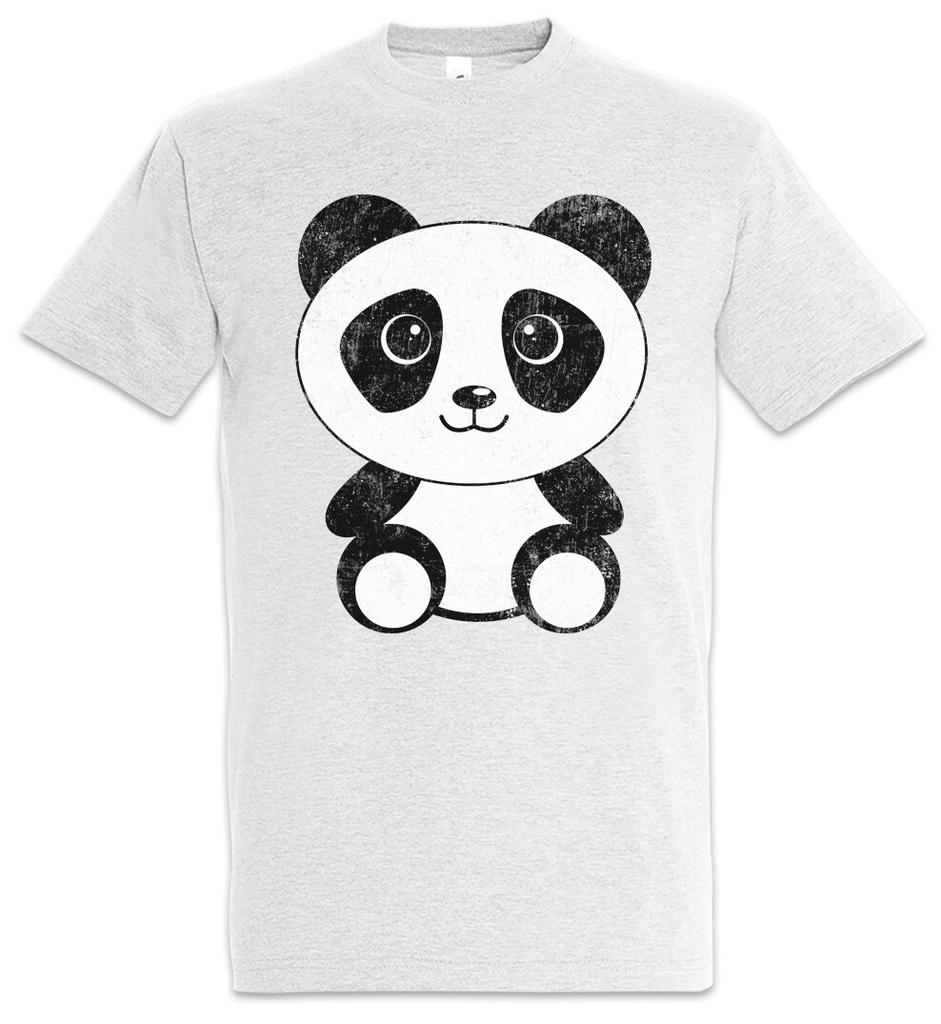 Panda I T-Shirt Mens Womens Tees Top Bear Comic Look Cutie Cute