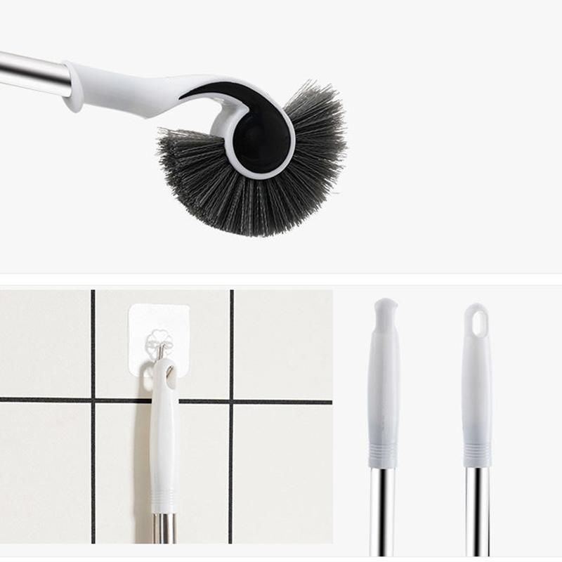 Набор туалетных ершиков Туалетная щетка Многофункциональная чистящая щетка для удаления мертвых пятен для мытья Туалетная щетка с длинной ручкой и основанием