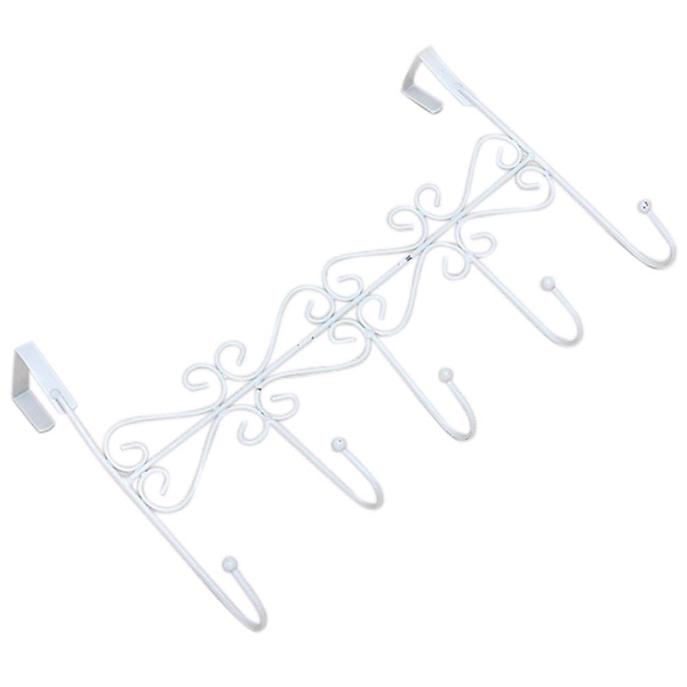 Eddya Bag Полотенце Пальто Одежда Шляпа Над Дверной Вешалкой 5-крючковый держатель для ванной комнаты ADM