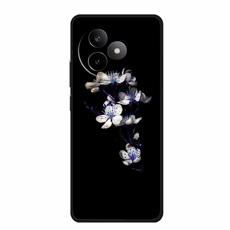 Чехол для телефона Xiaomi Redmi K80 Ultra Чехол Мягкий Черный Силикон Мультяшный Кот ТПУ Funda Для Redmi K 80 Ultra Чехол Coque 6.83" Корпус