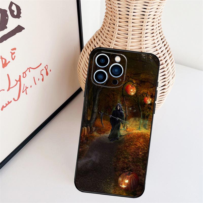 Чехол для телефона Хэллоуин Тыква Призрак Мумия Для iPhone 17 Pro Max 16 15 11 12 13 14 Pro Max mini 15 16 Plus 16e 17 Air Cover