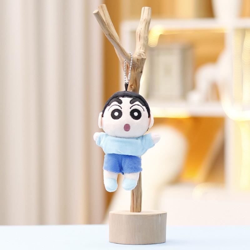 Adorable Crayon Shin-chan Plush Toy Cute Cartoon Doll Keychain Accessory For Kids