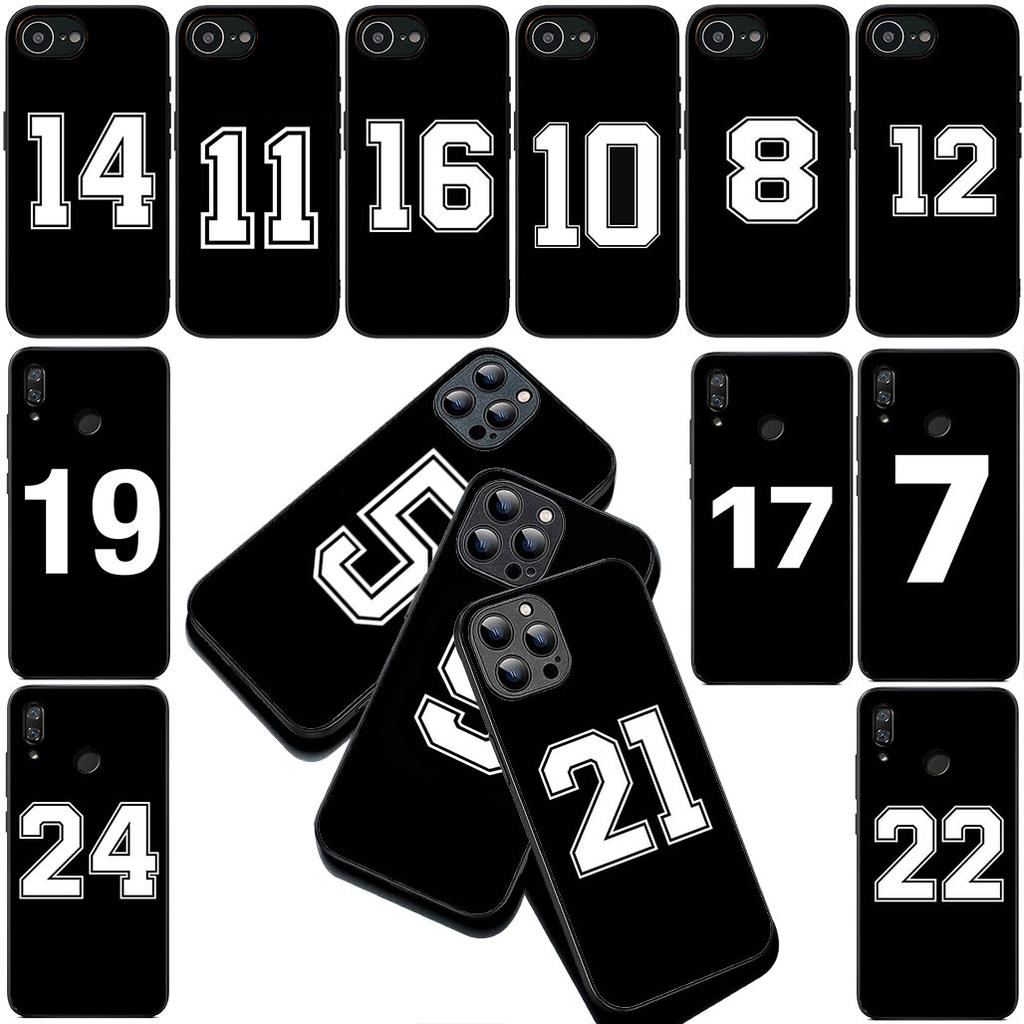 Number Football Basketball Sport Lucky Cover for Samsung Galaxy S10 Lite S8 S9 Plus A33 A34 A31 70 A71 A72 Note 20 9 8 Case