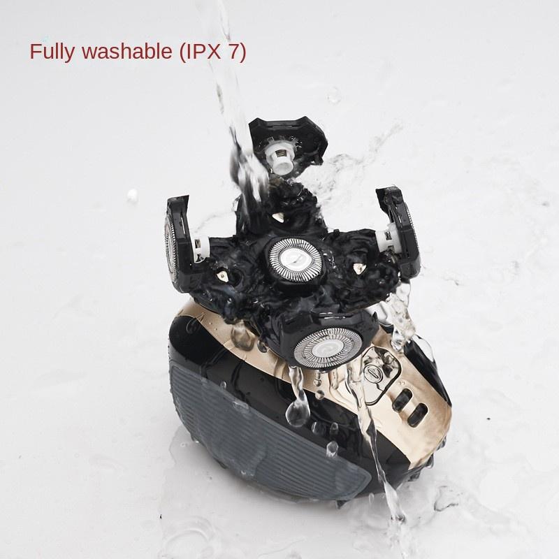 Машинка для стрижки волос налысо Электрическая Бритва Пять-в-одном USB Перезаряжаемая KTY